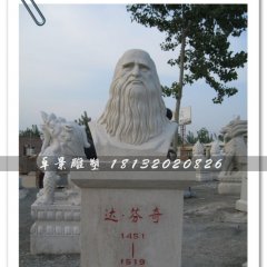 達(dá)芬奇雕塑，學(xué)校石雕，科技館雕塑