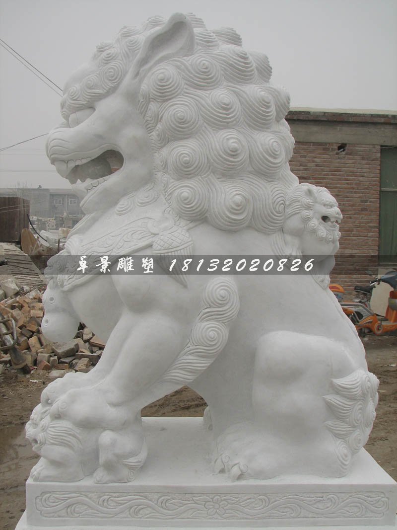 獅子石雕，石頭獅子，曲陽獅子