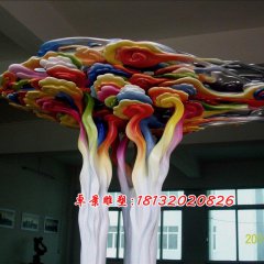 不銹鋼彩色雕塑，彩繪雕塑