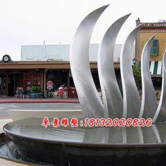 不銹鋼翅膀雕塑，不銹鋼廣場雕塑
