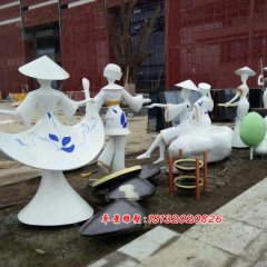 不銹鋼人物雕塑，不銹鋼人雕塑