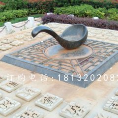 指南針銅雕，廣場指南針雕塑