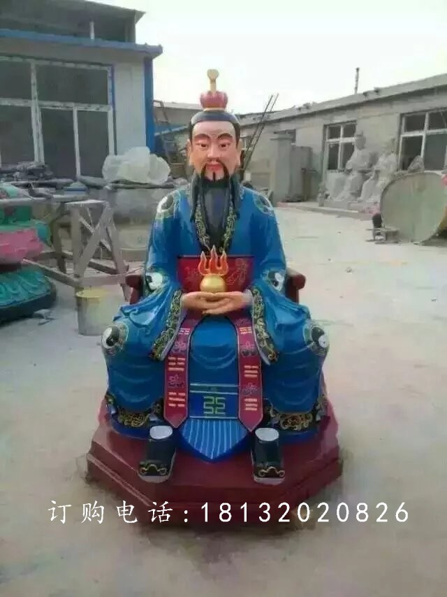 玻璃鋼鎮(zhèn)元子雕塑，神仙玻璃鋼雕塑