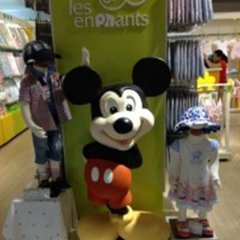 商場米老鼠雕塑，卡通玻璃鋼雕塑