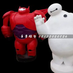 玻璃鋼大白，玻璃鋼電影角色雕塑