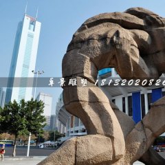 搏擊者石雕，廣場(chǎng)景觀石雕