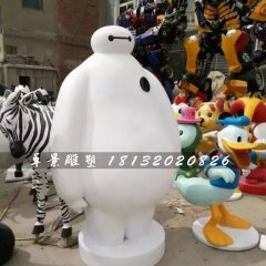 玻璃鋼大白雕塑，卡通雕塑