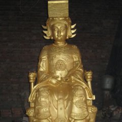 王母娘娘雕塑，玻璃鋼神仙雕塑