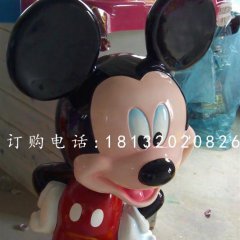 玻璃鋼米老鼠，游樂場卡通動物雕塑