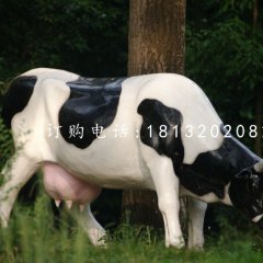 奶牛雕塑 玻璃鋼動(dòng)物雕塑