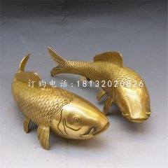 鯉魚銅雕，銅雕動(dòng)物