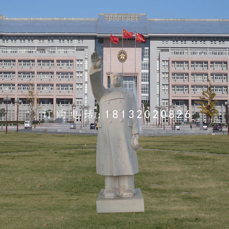 揮手毛主席石雕，立式偉人石雕 (2).jpg