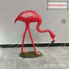 園林玻璃鋼仙鶴雕塑