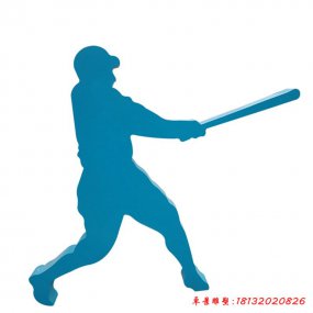 運(yùn)動(dòng)人物剪影不銹鋼雕塑