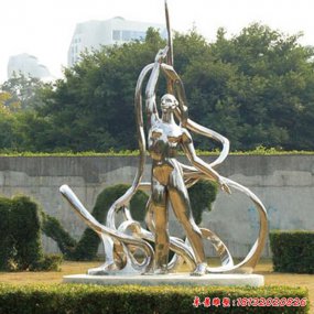 不銹鋼運(yùn)動(dòng)雕塑