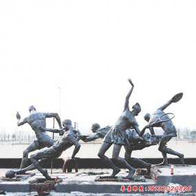 運(yùn)動(dòng)體育人不銹鋼雕塑