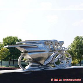 不銹鋼廣場人物雕塑
