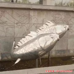 金魚(yú)抽象雕塑