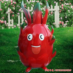 玻璃鋼火龍果雕塑