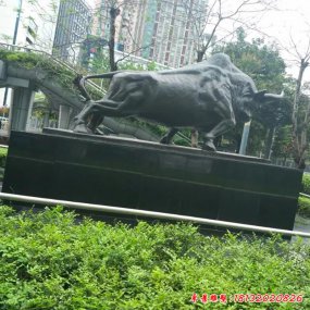 企業(yè)銅牛雕塑