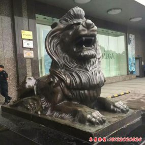 匯豐銀行獅子雕塑