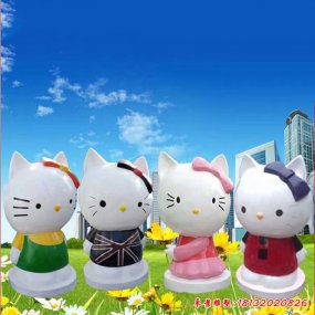 貓型玻璃鋼景觀